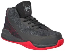 HOSS Men's Rim Fly Composite Toe Work Shoe Black/Red - 50152, Black
