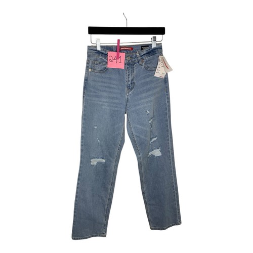 Unionbay NWT 0 Junior Blue 90's High Rise Straight Jeans #1859D - Picture 2 of 13