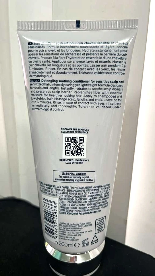 Kerastase Symbiose помады Apaisant Essentiel успокаивающий кондиционер 6,8 унций | новый - Изображение 2 из 2