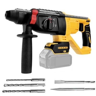 Cordless Rotary Hammer Drill for Dewalt 20V Battery, Brushless SDS-Plus 3 Jou...