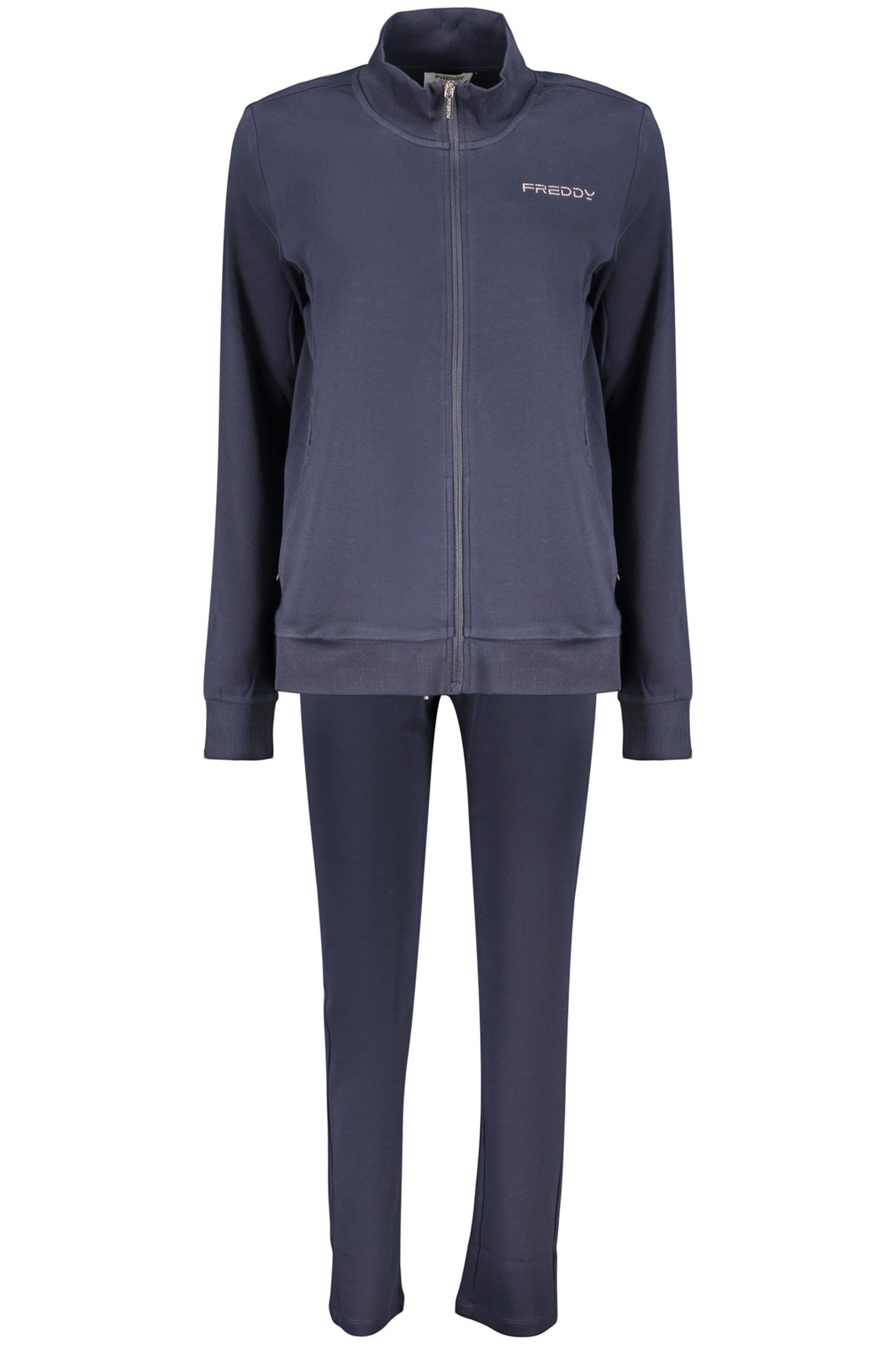 Freddy Donna Blu Donne, Felpa + Maglione, Felpa Da Con Zip, (L) - Immagine 2