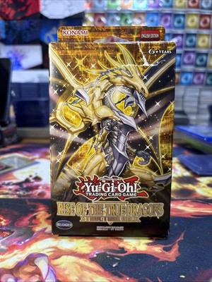 YUGIOH RISE OF THE TRUE DRAGONS STRUCTURE DECK ENGLISH SEALED   SMALL RIP