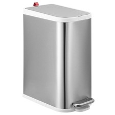 4 Gallon/15 Liter Trash Can with Soft Close Lid,Stainless Steel Garbage Can w...