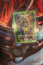 2023 Panini Prizm - Rookies Emanuel Wilson #335 Neon Green Pulsar Prizm (RC)