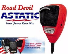 Astatic (302-10036 RD104E Road Devil Microfono CB amplificato a 4 pin