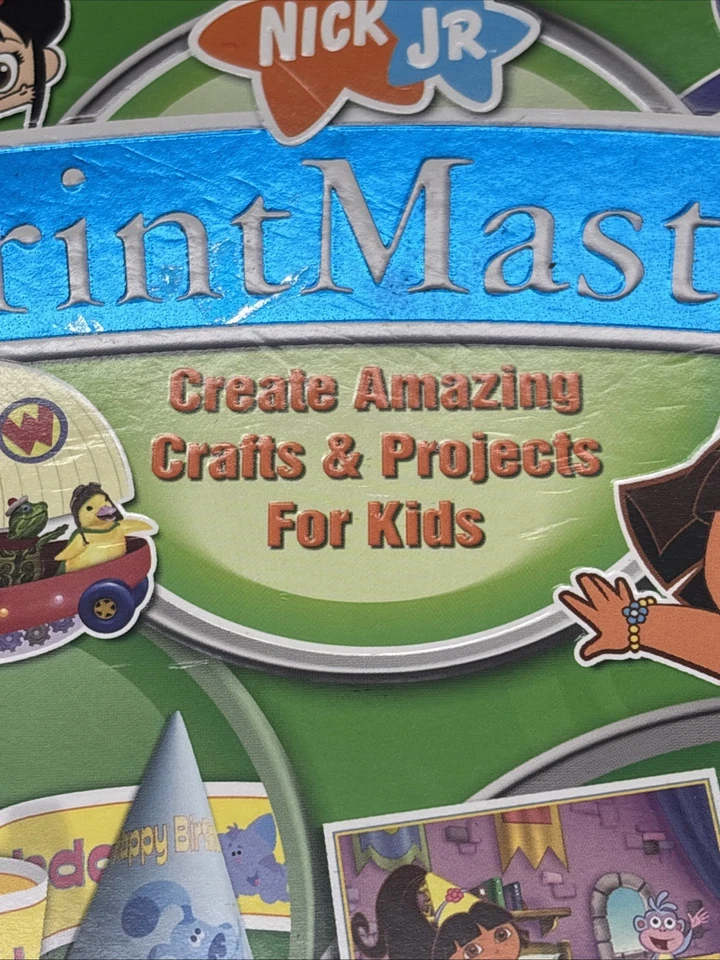 Broderbund Print Master Nick Jr. Edition. New - Image 3 of 4