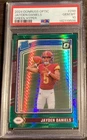 2024 Panini Optic Rated Rookie Jayden Daniels Green Hyper Prizm PSA 10