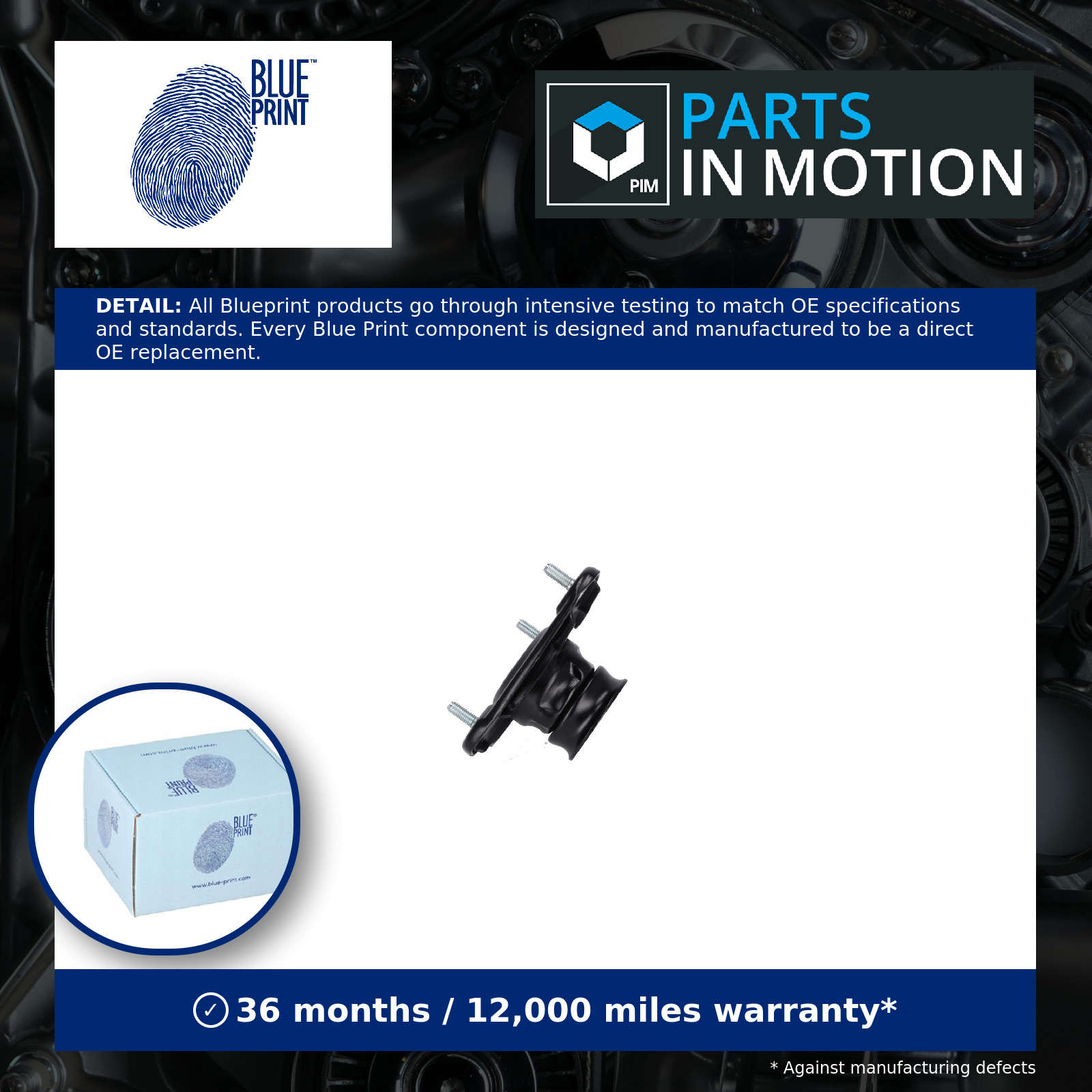 Top Strut Mounting fits KIA RIO Mk2 1.4 Front 05 to 11 G4EE Blue Print Quality - Image 2