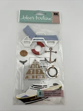 Jolees Boutique Cruise Dimension Stickers  Ship Travel Lounge Chair Anchor New