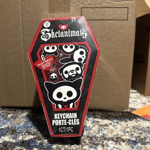 SKELANIMALS Blind Box Keychain Series 1 Coffin Case Sealed NIB - product listing photo