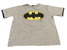 Batman Dc Comics Boys Medium Tshirt Gray NEW VTG 2010
