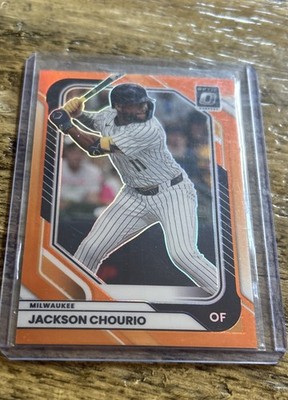 2026 Panini Donruss - Optic Jackson Chourio #83 Orange Prizm 97/199