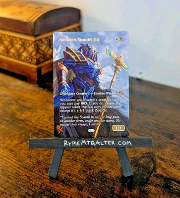 Hashaton, Scarab's Fist - Full Art / Altered -  MTG / Magic the Gathering