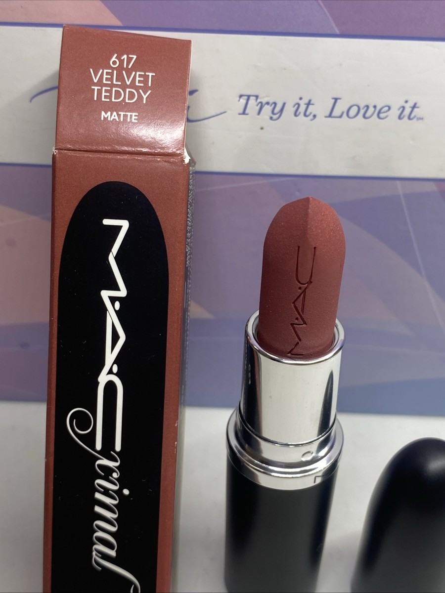 Mac Cosmetics M·A·CXIMAL Matte Lipstick 617 VELVET TEDDY 0.12 Oz