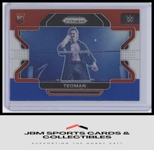 2022 Panini Prizm WWE #42 Teoman Red, White and Blue
