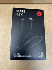 Beats Flex Wireless Earbuds Apple W1 Headphones Chip Magnetic Earphones - Black