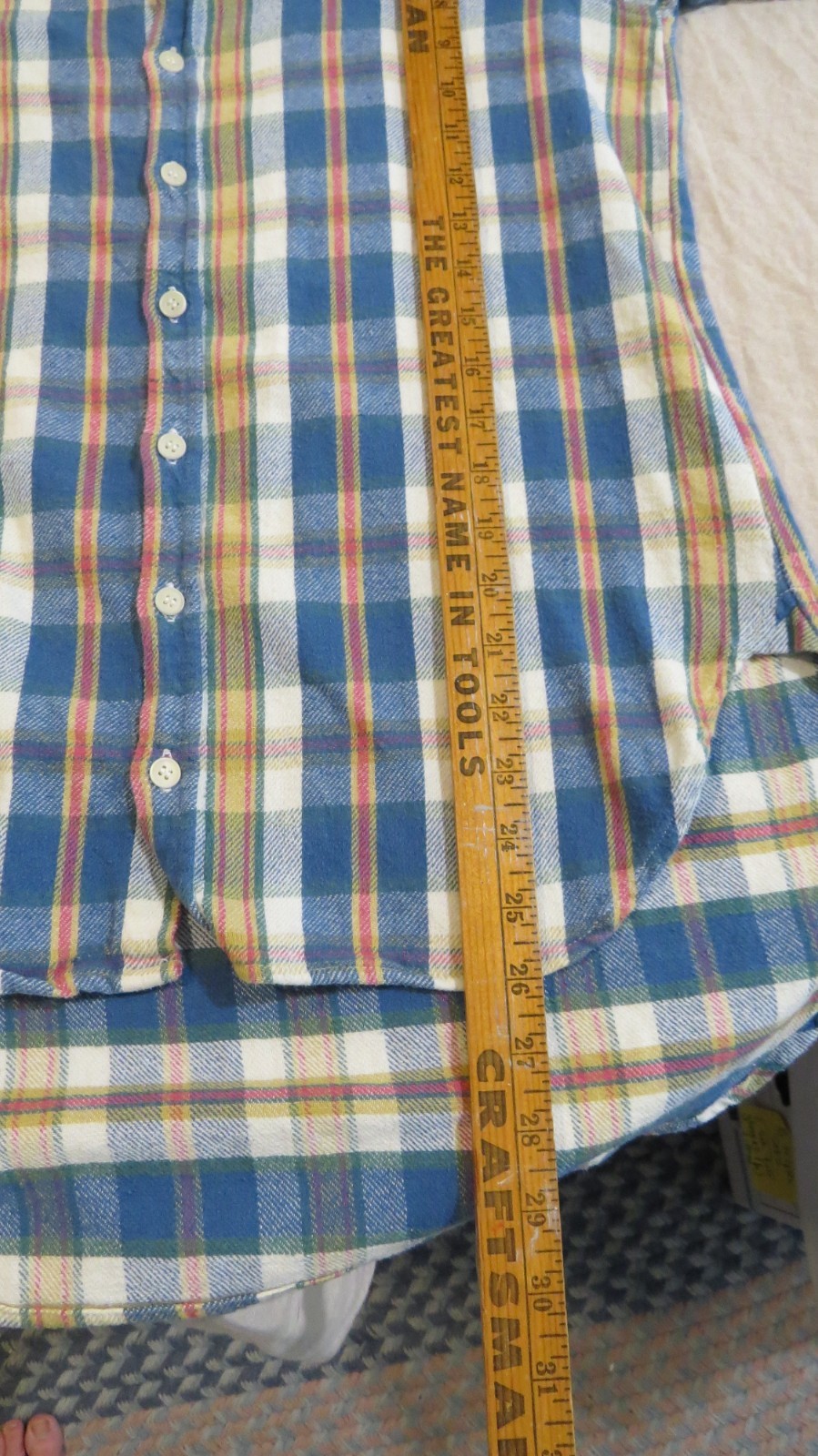 CP Shades Flannel Plaid Shirts (Bundle of 2) Cotton SIZE Small TWO Button Up image 9