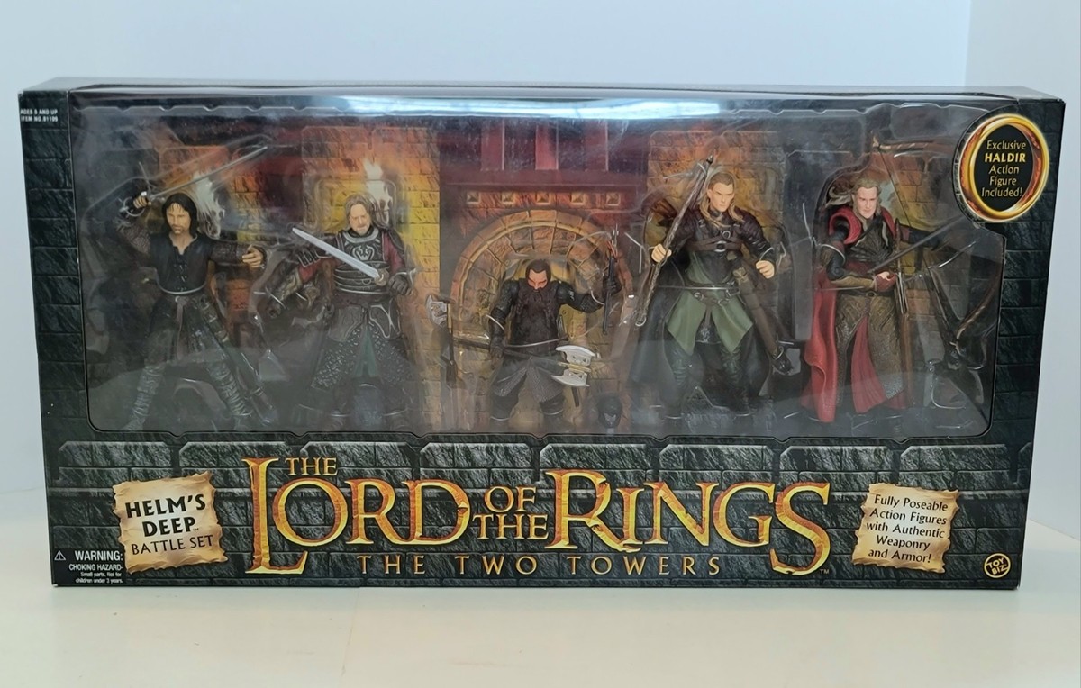 ToyBiz Lord Of The Rings Lotr Two Towers HelmS Deep 5 Set Haldir