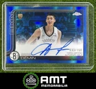 Egor Demin RC Auto 2025-26 Topps Chrome 33/150 Rookie Blue Refractor Nets