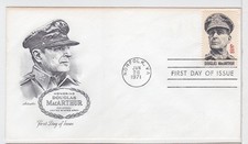 TurtlesTradingPost- General Douglas Macarthur  #1424 1971 FDC Artmaster Cachet