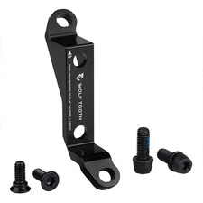 Wolf Tooth Components Post Mount To Flat Mount Adapter, +20mm, Black