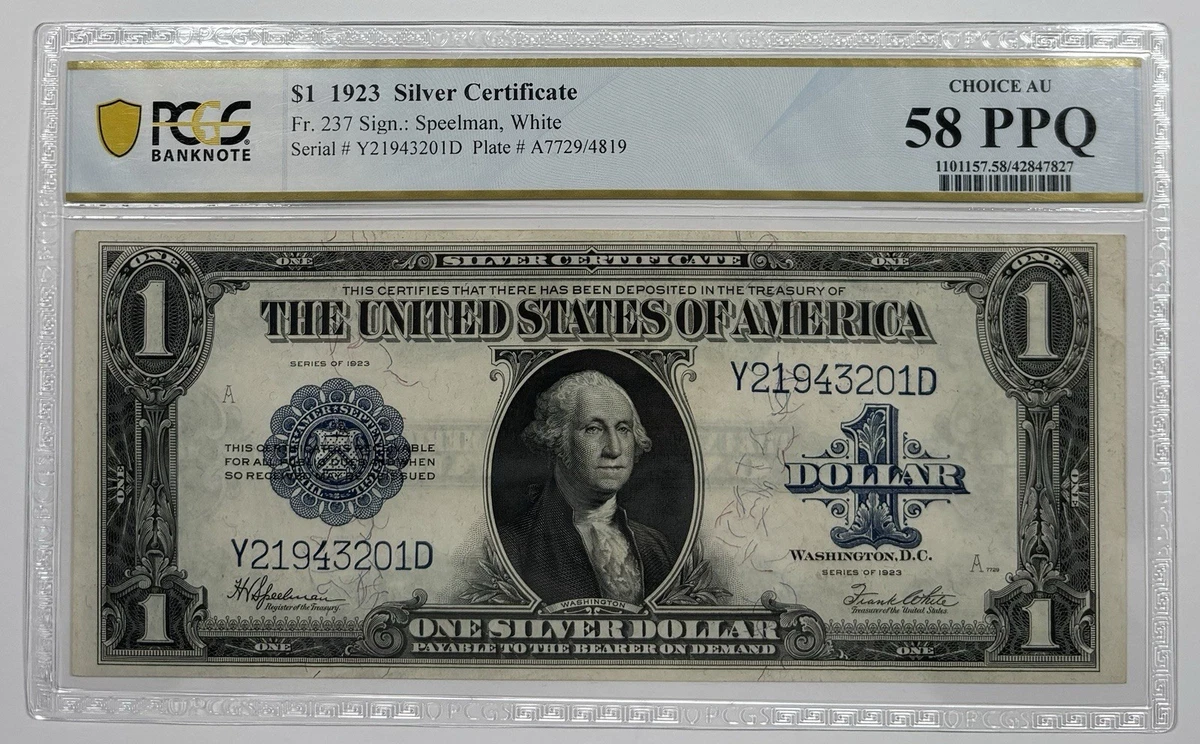 1923 $1 US Large Silver Certificates for sale | eBay