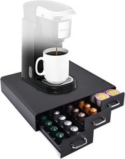 Coffee Pod Storage Drawer Coffee Capsule Organize Drawer Coffee Maker Holder