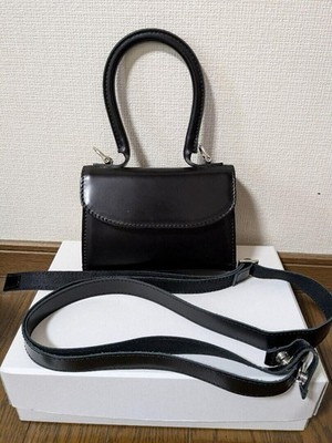 Comme Des Garcons JYUNYA WATANABE Schultertasche Handtasche SCHWARZ 2-fach...