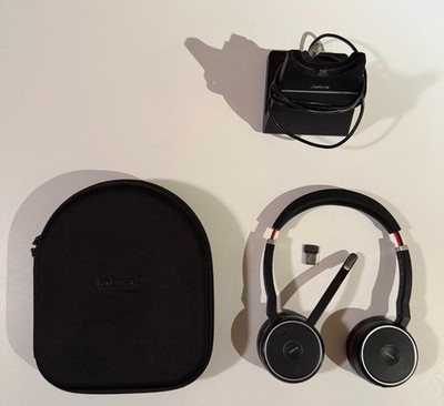 Jabra Evolve 75 Bluetooth Wireless Headset - Black, USB