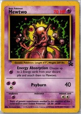 Mewtwo 14 Promo Wizards Black Star Promos Pokemon Damaged on eBay