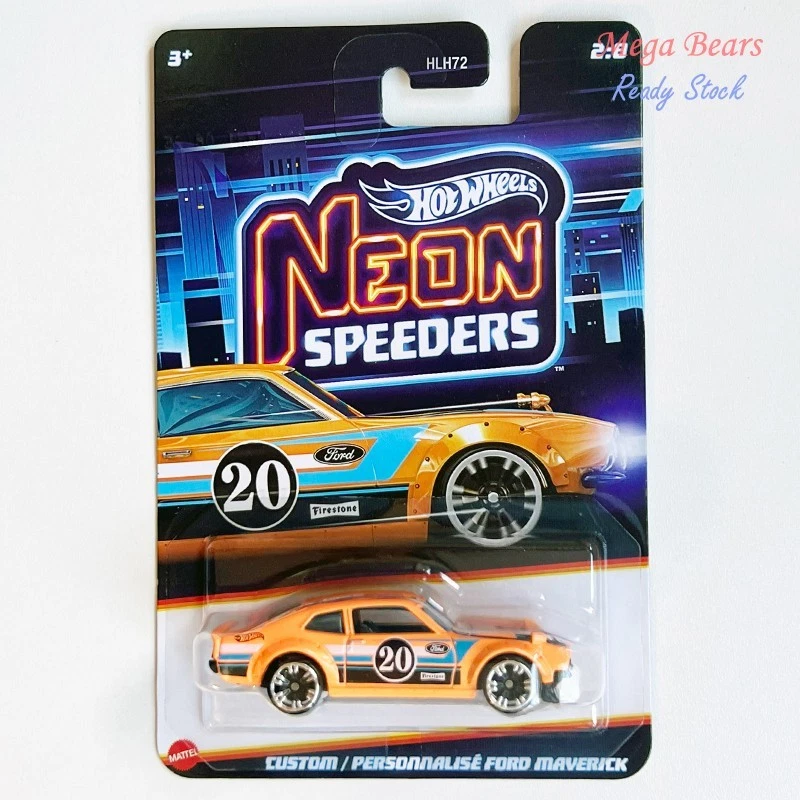 Mattel Hot Wheels 2025 Neon Speeders #1-8 Set of 8 Cars 71 Porsche 911 NEW HLH72 - Image 3 of 4