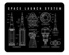 NASA Space Launch System Mouse Pad 1/8 Thick