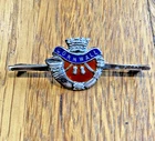 WW1/2 DUKE OF CORNWALLS LIGHT INFANTRY DCLI SILVER & ENAMEL SWEETHEART BROOCH