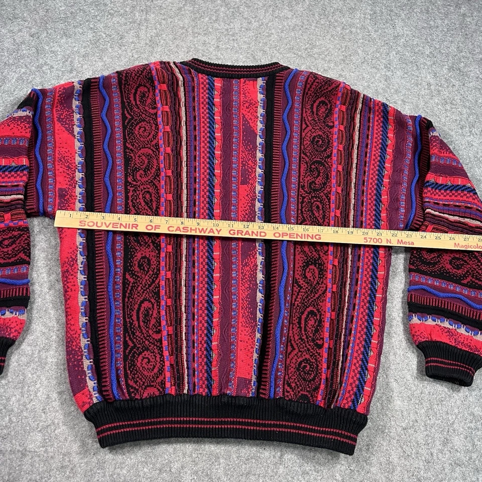 Vintage Croft & Barrow Coogi Style Heavy Knit Crosby Sweater Pullover Size L - Image 4 of 4