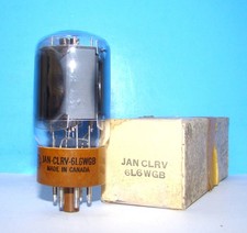 6L6WGB GE 1965 NOS radio audio amplifier vintage vacuum tube valve 5881 6L6GB