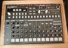 Arturia DrumBrute Analog Drum Synthesizer Drum Machine W Decksaver And Case