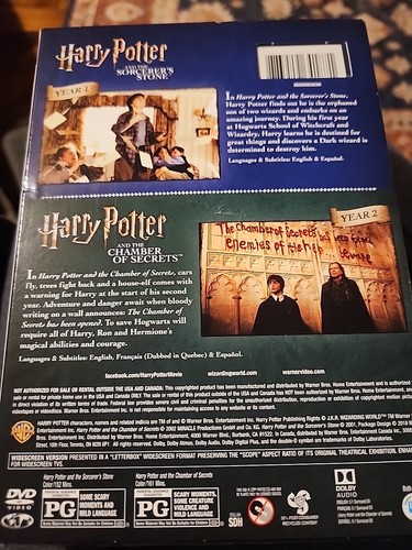 DVD- Harry Potter 2 Stück. Nagelneu. Zauberstein UND Kammer des Schreckens. - Bild 2 von 4