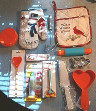 12 pc Kids Baking Set Mixing Cookie Dough: Grandma's Christmas Lot/New Other