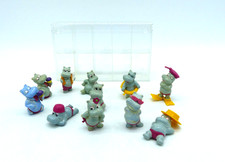 Ferrero Ü-Ei Happy Hippos der 1. Happy Hippo Satz Komplettsatz mit Sammelkasten