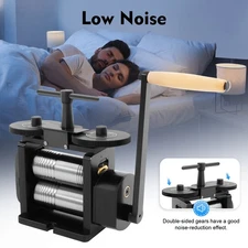 130mm Manual Rolling Mill Machine,Wire Flat Pattern Sheet Metal Jewelry Tool