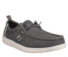 Hurley Men's Laguna Sneakers Lightweight Grey Shoes Slip On Bungee Size 9 NIB