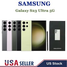 NEW SEALED Samsung Galaxy S23 Ultra 5G 256GB S918U - Verizon ATT Unlocked 6.8"