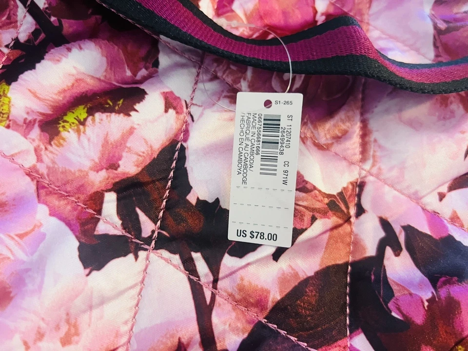 Bolso de Mano Victoria’s Secret Weekender Acolchado Viaje Rosa Floral Nuevo con Etiquetas Foto 2 de 4