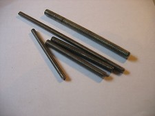 12MM X 1.75 Threaded Stud Steel Hi- Strength B7 3" Long 4 Pcs