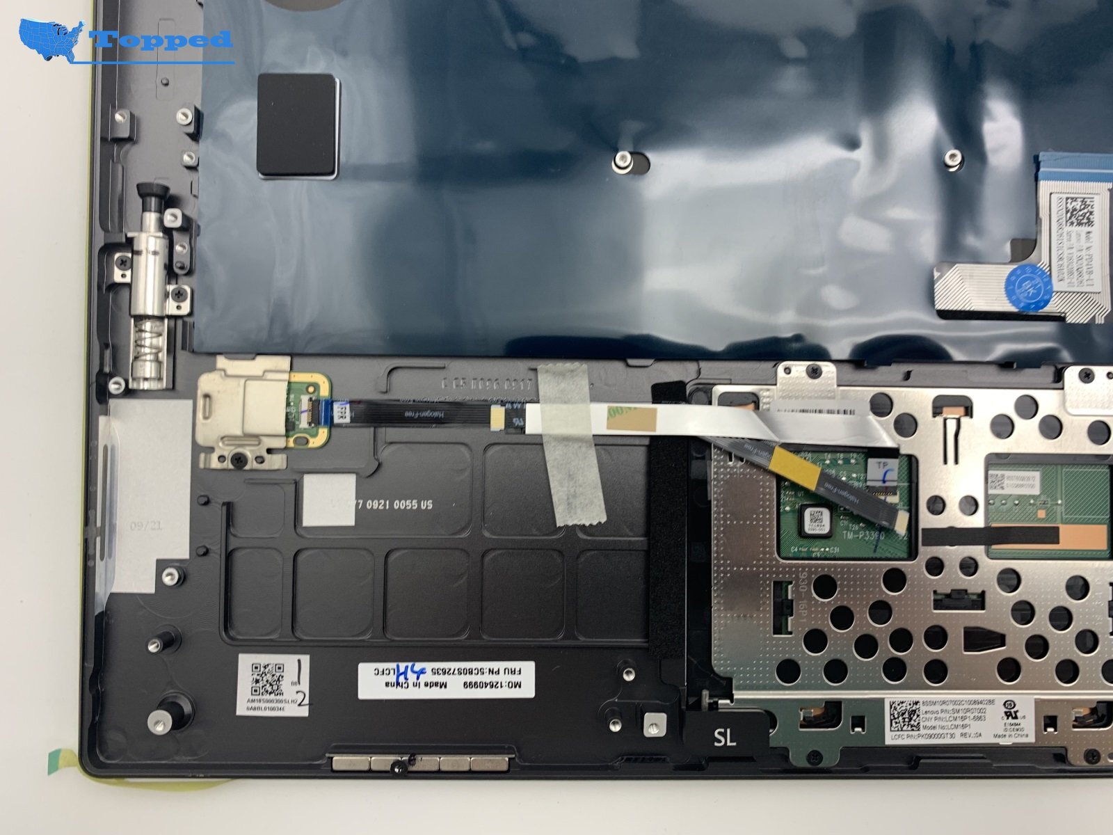 NEW Lenovo Yoga C93013IKB 81C4 Laptop Palmrest Keyboard Backlit