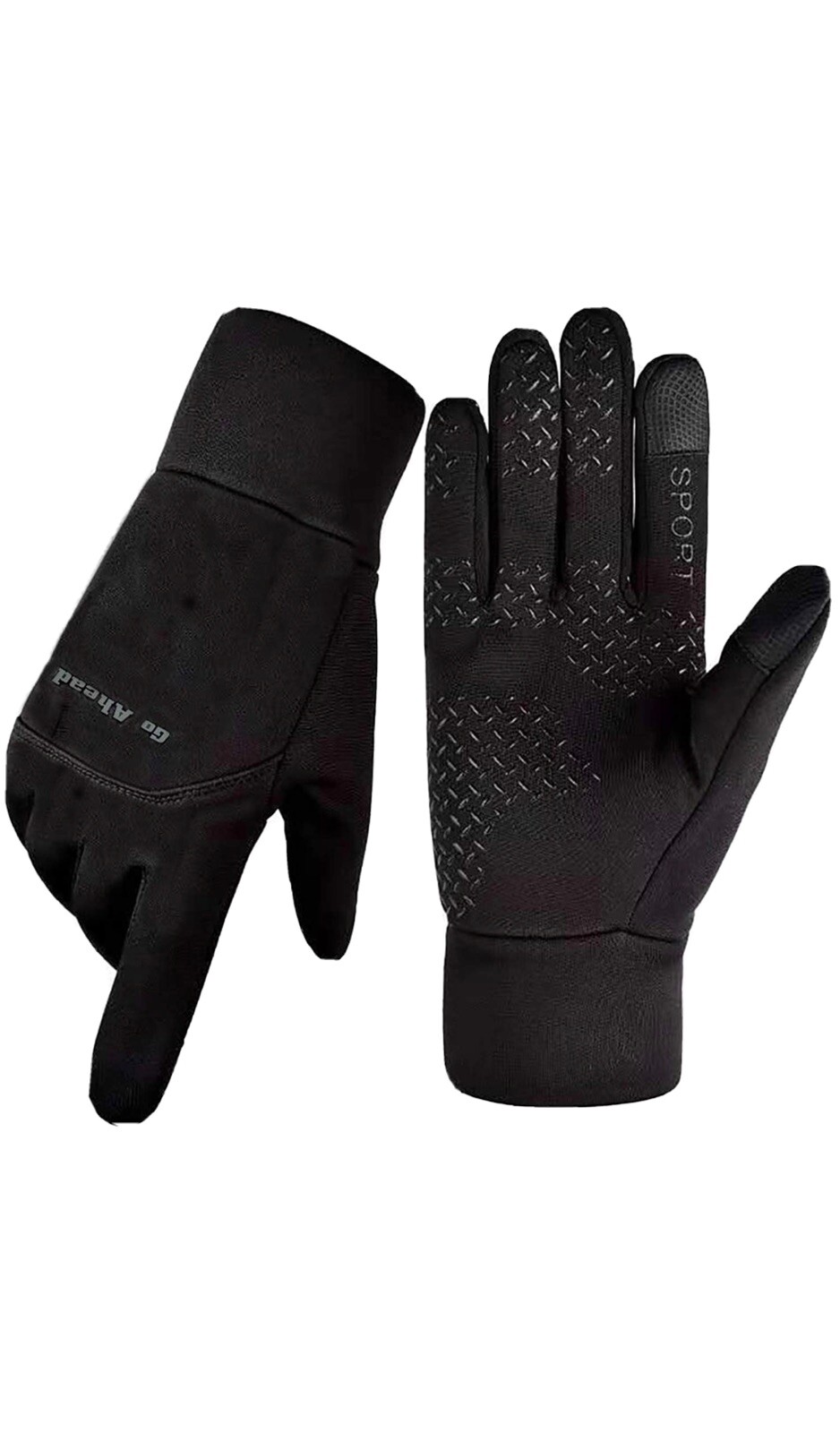 Winter Gloves Touchscreen Windstopper Anti-slip Warm Gloves for Cycling and Outd-image