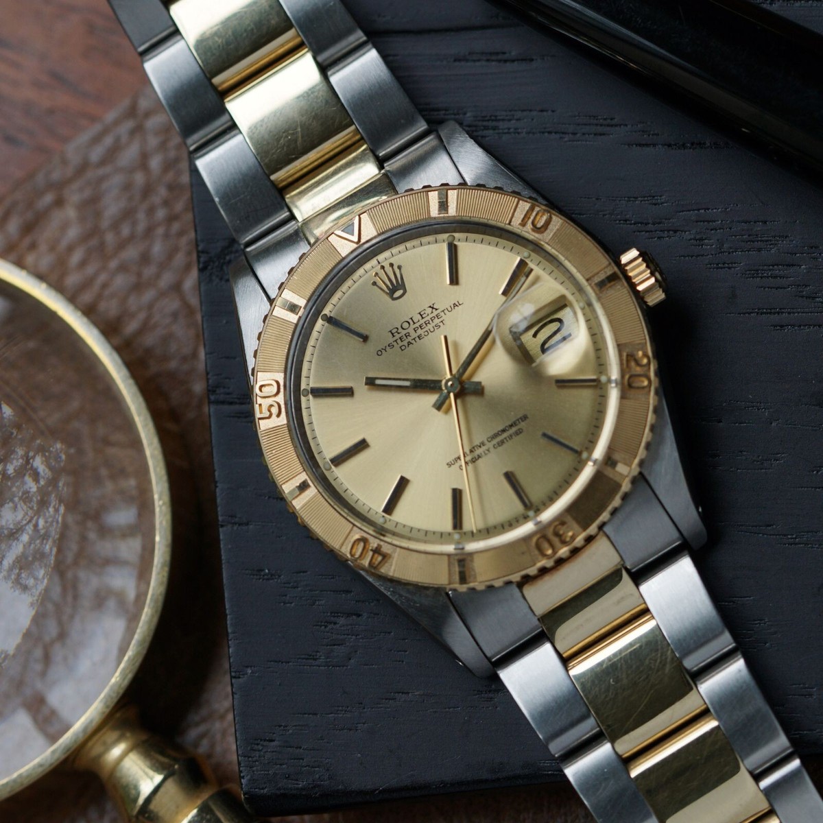 Rolex Datejust Turn-O-graph Thunderbird Ref. 1625 Steel & 14k Gold