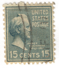 USA - 1938 - Presidential Issue - James Buchanan - 15C - #11