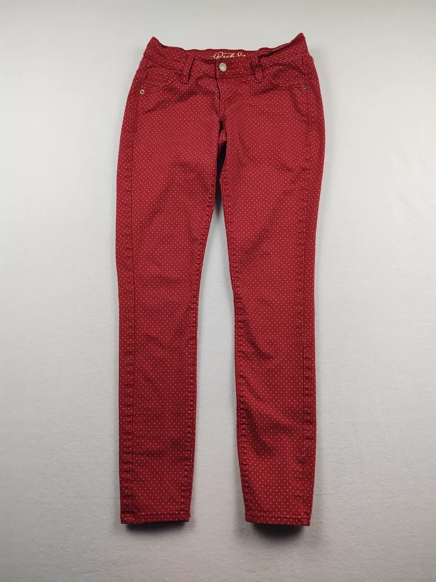 Old navy red rockstar best sale jeans