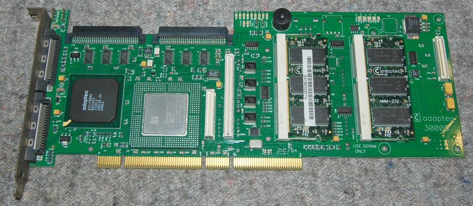 ADAPTEC 3000S AIC-7899G PCI-X LVD/Ultra 160 SCSI RAID + 64MB HA-1290-02-1A - Image 2 of 4